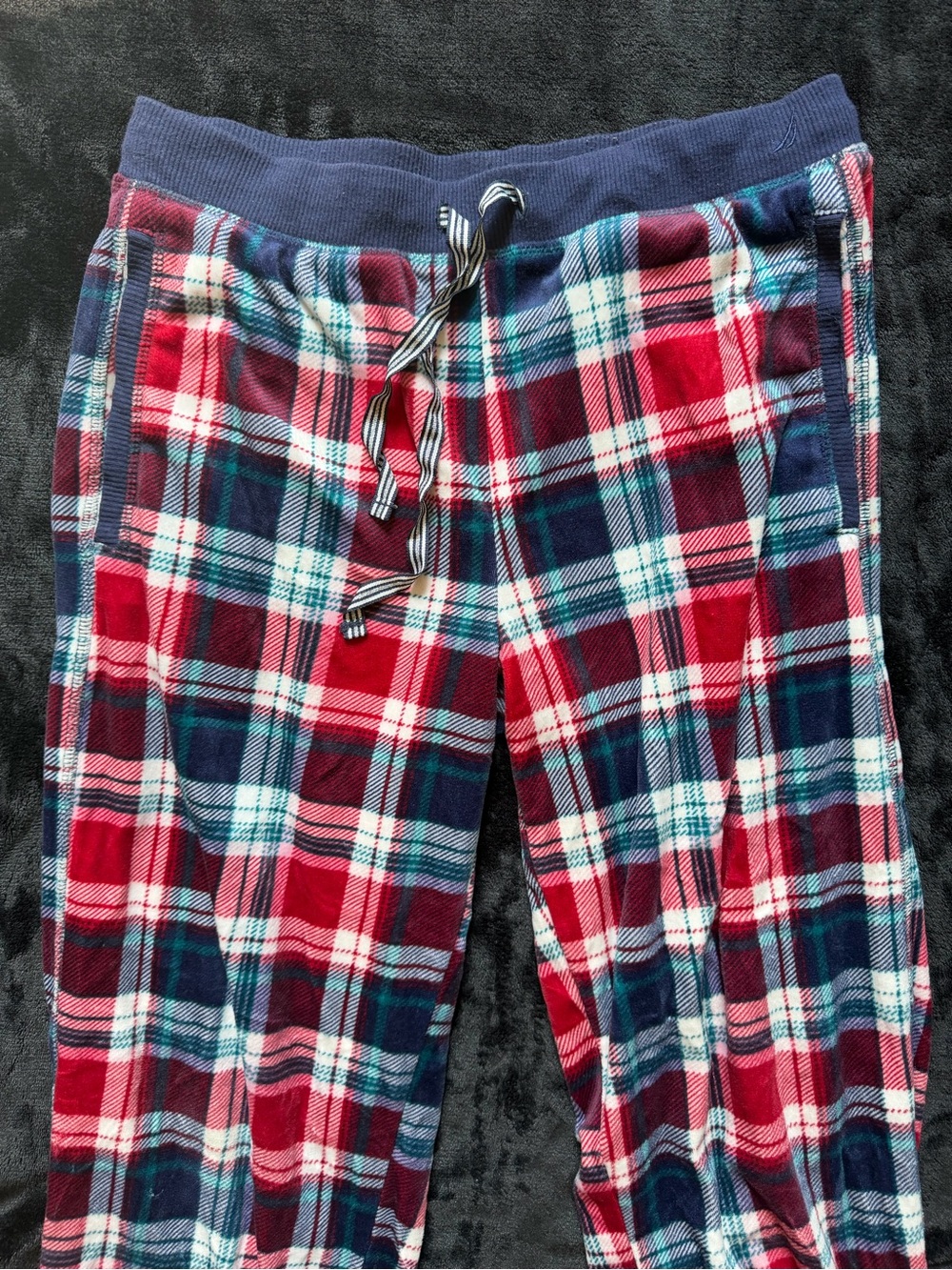 Flannel-patterned Pajama Pants